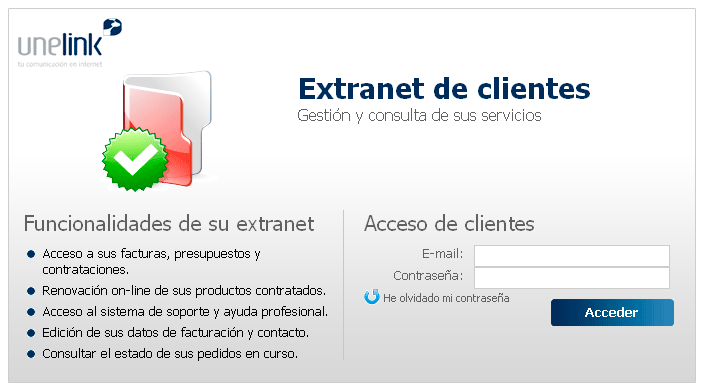 Acceso extranet