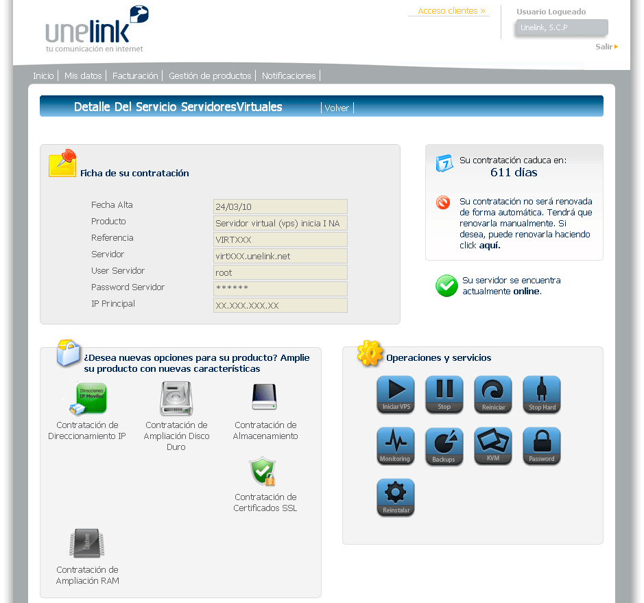 gestion-servidor-virtual