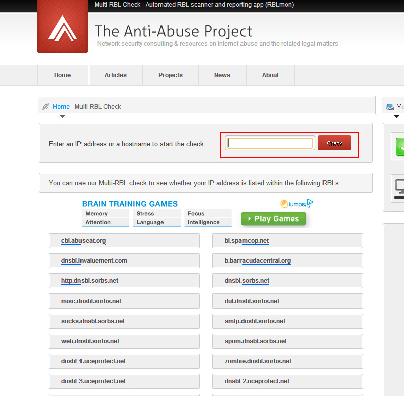 Anti-Abuse Project