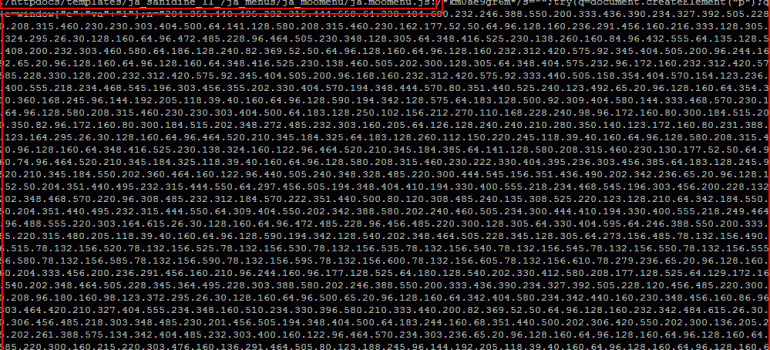 Limpiar código malicioso entre etiquetas /*km0ae9gr6m*/ y /*qhk6sa6g1c*/ (Paneles Plesk)