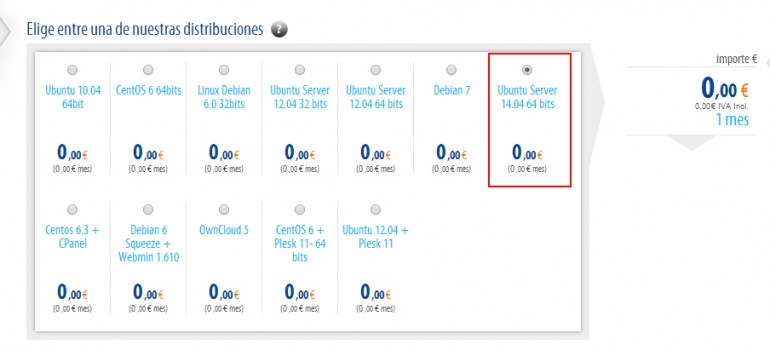 Ubuntu Server 14.04 disponible en los VPS