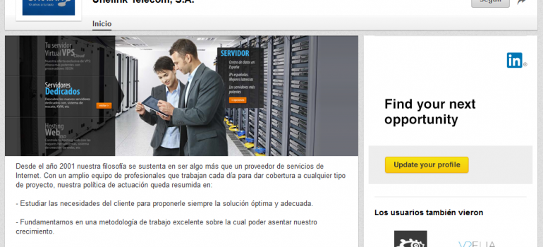 Síguenos en LinkedIn