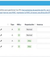 Activa o desactiva una dirección IP