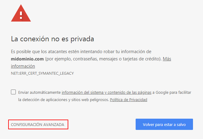 Acceder A Un Sitio Web Marcado Como No Seguro En Chrome Y Firefox Blog Unelink 4181