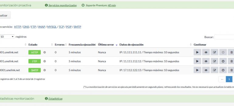 Sistema de monitorización y administración proactiva, ya disponible en Unelink