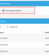 Descargar un listado de facturas en zip desde tu Extranet de Cliente