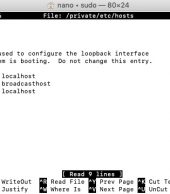 Modifica el archivo hosts en Mac