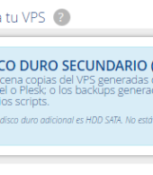 Añadir un disco secundario a tu Servidor VPS HA (Alta Disponibilidad)